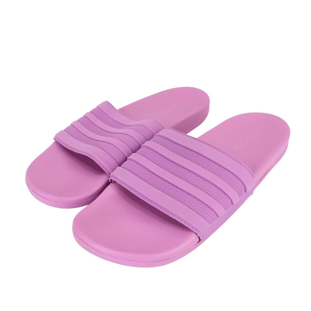 Adidas Men's Adilette Comfort Slides Purple Size 10